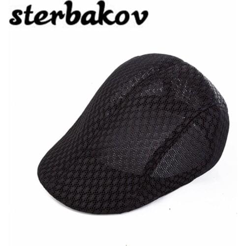 Fashion mesh cap Beret Cap sway cap Hats for Men and Women Visors Sun hat Gorras Planas Flat Caps Berets