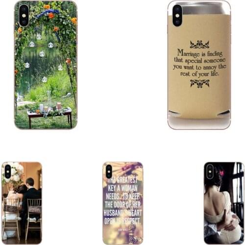 Wedding Marriage Bride Life Phrase For Xiaomi Mi A1 A2 A3 CC9 CC9E 9T mi10 mi9 mi8 pro lite SE Soft Phone Case Cover