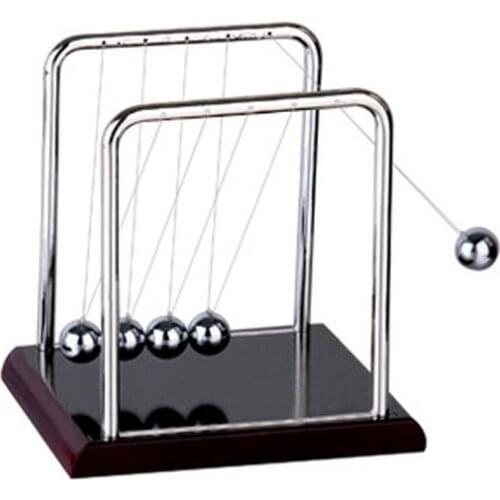 Newtons Cradle Desk Table Decor Metal Pendulum Ball Newton Ball Physics Science Pendulum Steel Balance Ball