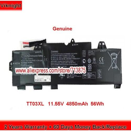 Genuine TT03XL Laptop Battery for HP EliteBook 755 G5 850 G5 HSTNN-DB8K 932824-1C1 933322-855 HSTNN-UB7T 11.55V 56Wh