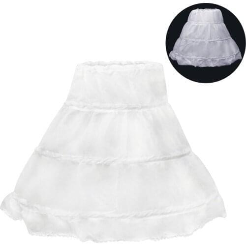 Dressever Girls Petticoat Half Slip Flower Girl Crinoline Skirt For Flower Girls Wedding Dress Formal Bridesmaid Supplier