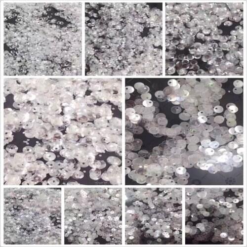 10K-50Kpieces Transparent sequins For Crafts Sewing Decoration DIY Accessory for home decortation wedding decoration