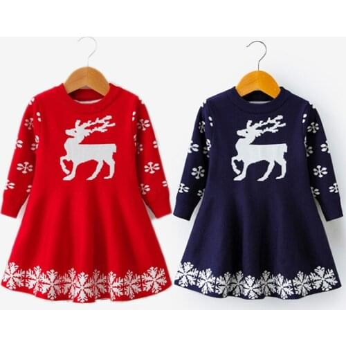 Xmas Girls Dress Christmas Baby Girls Clothes Kids Dresses For Girls Princess Dress Childrens Autumn Winter Girls Dress