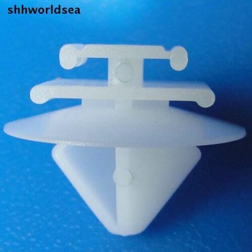 Shhworldsea Free shipping 100pcs Door Scuff Strip Retainer Fastener Clip For Peugeot For Citroen Elysee