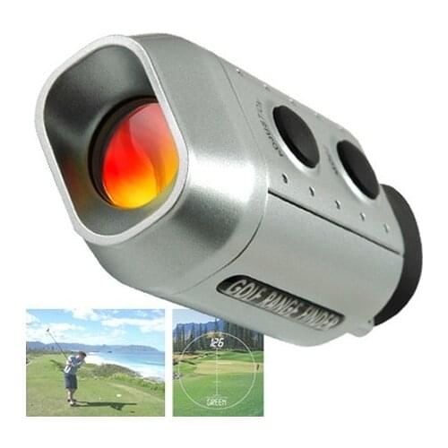 7x18 Monocular telescope Electronic Rangefinder 400m digital Measuring portable Golf Hunting Scope finder distance measure