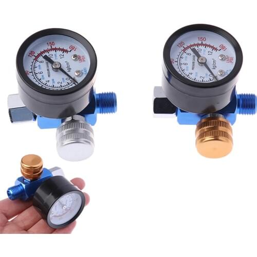 1/4NPT HVLP Spary Gun Regulator Air Pressure Gauge Regulator For Spray Gun