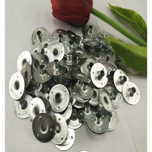 100pcs Fixed Iron Sheet Safety DIY Handmade Making Core Candle Wick With Metal Base