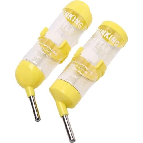 125ml Plastic Hamster Drinker Water Bottle Dispenser Feeder Hanging Pet Dog Guinea Pig Squirrel Rabbit Drinking