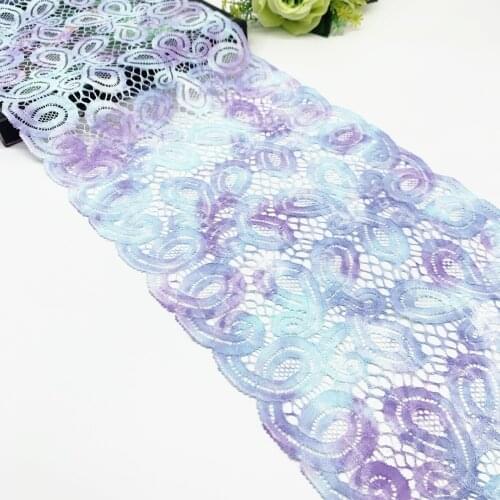 3y/lot Width 9 inch (23cm) Thick Elastic Stretch Lace Trim For Lingerie Sewing Craft DIY Apparel Fabric Lace Garment Accessory