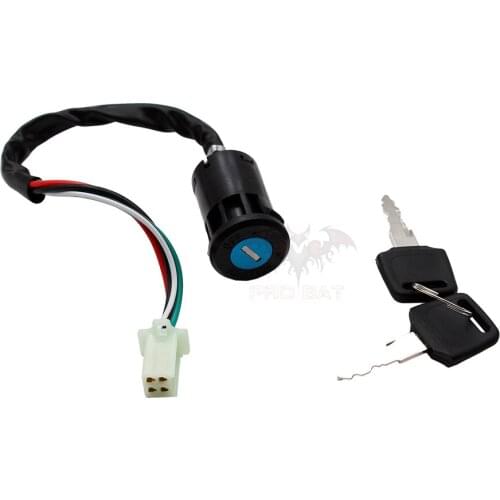4 wire Ignition Key Switch for 50cc 90cc 110cc 125cc 150cc ATV Pit Dirt Quad Bike Go Kart TAOTAO Roketa Sunl JCL NST PRO BAT New