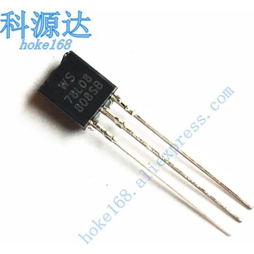 50pcs/lot 78L08 TO-92