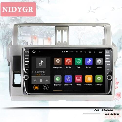 9 inch 4+64G Octa Core Android 10.0 Car DVD Player for Toyota Prado 150 LC150 GPS 2014 2015 2016 2017 Radio Navigation BT 4G RGB