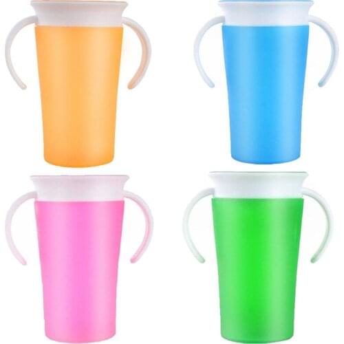 Toddler Kids Water Bottles Cups Children Students Miracle Training 360 Degree Drink Prevent Leaking Cup Drinkware New