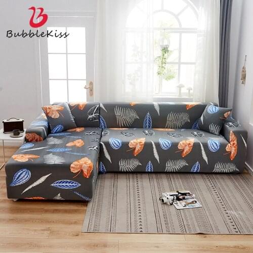 Bubble Kiss Elastic Sofa Cover Adjustable Sofas Chaise Covers Lounge For Living Room Sectional L Couch Corner Sofa Slipcovers