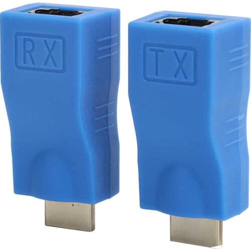 Hd satellite receiver tdt tv receptor HD Multimedia Interface to RJ45 Network Cable Extender 1080P 30m Cable Converter