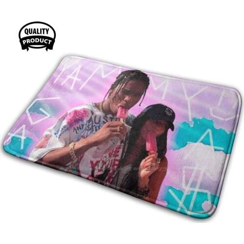 And Zeo Kravizt 3D Household Goods Mat Rug Carpet Cushion Celebrity Concert Aesthetic Zeo Kravizt Yammy