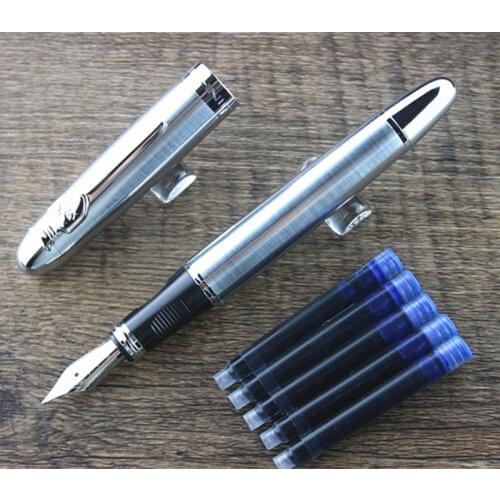 JINHAO X450 NOBLE 18KGP 0.5 mm BROAD NIB FOUNTAIN PEN GREY BUSINESS OFFICE STATIONERY 5 COLORS SELECT