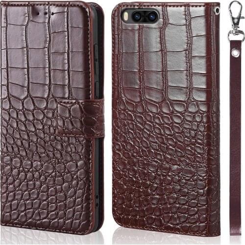Leather Flip case Snake Crocodile Back Cover for Xiaomi Mi 6 M6 Leather Case for Xiaomi Mi 6 M6 Magnetic clasp phone wallet case