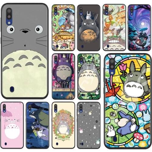 Cute Totoro Anime Studio Ghibli For Samsung A90 A80 A70 S A60 A50S A30 S A40 S A2 A20E A20 S A10S A10 E Soft Phone Case