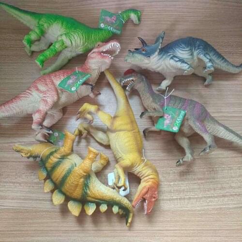 24cm large simulation dinosaur model toy Tyrannosaurus sound pinch child dinosaur toy boy gift