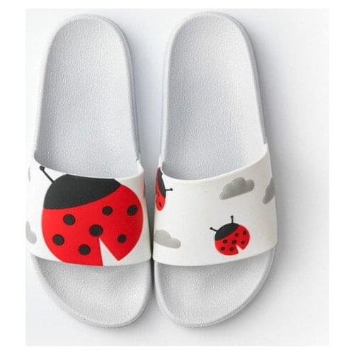 Dropshipping Women Shoes Cute Animal Sliders Cartoon Flip Flops Sandal Home Bathroom Slippers Non-Slip on Flats Ladies Summer