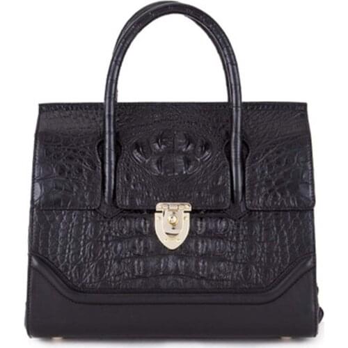 Ousidun new crocodile bag female bag cross section zipper female fashion bag female women handbag