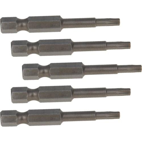 Utoolmart 5/8/10/20pc 1/4" Hexagonal Shank Bit S2 50/75/100/150mm Long T15/T10/T9/T40/T7/T30/T8/T20/T25/T27 Magnetic Screwdriver