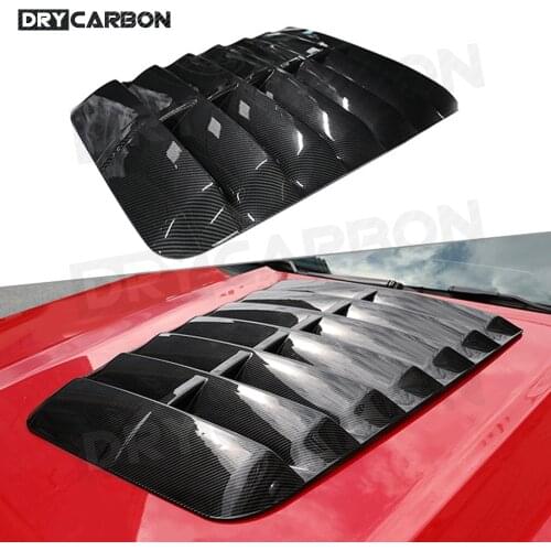 High Quality ABS Car Front Bumper Engine Hood Vent Cover Machine Cover Fits For Ford Mustang GT500 2015-2020