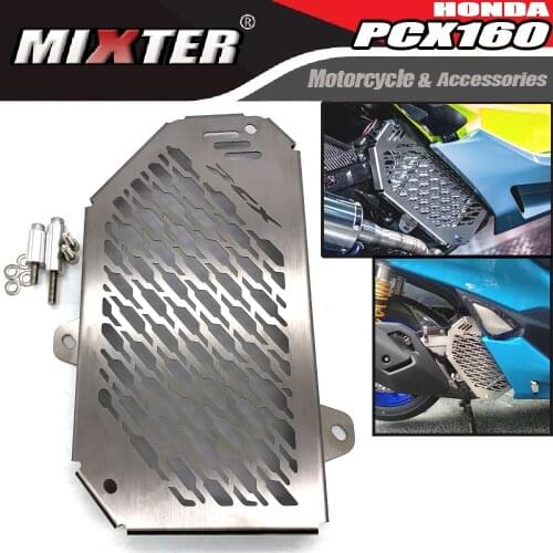 Motorcycle Stainless Steel Radiator Guard Radiator Grille Cover Protection Fits For HONDA PCX160 PCX-160 2019 2020 2021 PCX 160