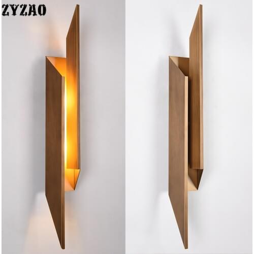 Post-modern Designer Iron Wall Lamp Bedroom Bedside Lamp Designer Creative Led Wall Light Hotel Hallway Wall Art Decor Wall Lamp