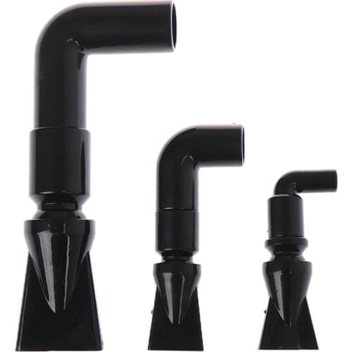 1PCS Size S/M/L Black Aquarium Tank Pump Duckbill Water Outlet Nozzle Duckbilled Return Pipe Fitting High Quality C42