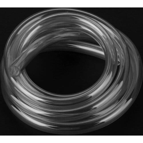 2m/6.56FT 9.5X12.7mm Transparent PVC Pipe Tube Computer PC Water Cooling Soft Pipe CPU GPU Water Cooling Block Adapter