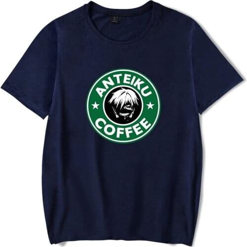 2021 Japanese Kawaii Anime Cartoon Tokyo Ghoul T-shirt Men Women Short Sleeve O-neck Unisex Oversized Casual Summer Tops