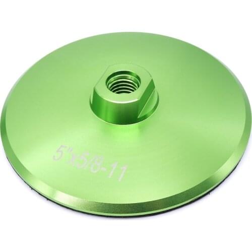 5 Inch Aluminum Backer Pad Top Quality Backing Holder For Diamond Polishing Pad Hook & Loop Back Up Pad Polish Bonnet 125mm