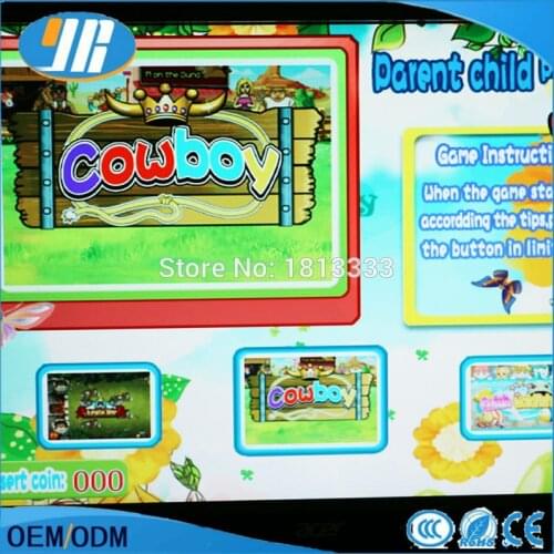 Free shipping Newest 61 in 1 west cowboy Game PCB Chinese one touch Casino game board for LCD cabinet Slot arcade game machine