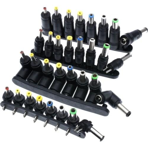 8pcs/Set Multi-type Male Jack DC Plugs for AC Power Adapter Computer Cables Connectors for Notebook Laptop