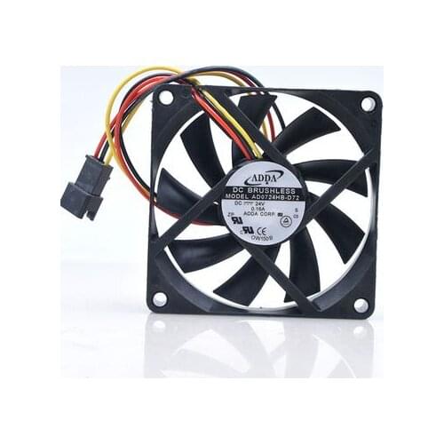 AD5024VB-D72 24V 0.15A 5015 double ball wind three-wire cooling fan