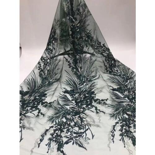 African Lace Fabric 2021 High-quality Embroidered Lace French Tulle Lace Fabric, Nigeria Party Wear D40731