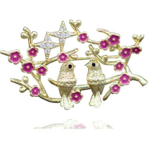 Blucome Bird Brooches For Clothes