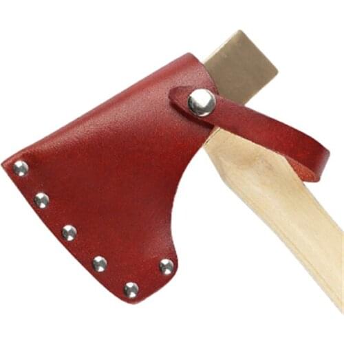 Axe Cover Cow Leather Axe Maintenance Kit Portable Waist Hanging Protective Case Lumberjack Dedicated Tools Toolkit E12085