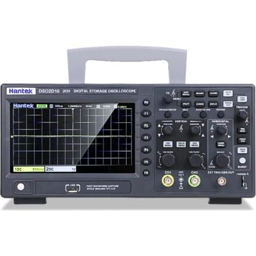 Hantek DSO2C10 Digital Oscilloscope Dual Channel 100MHZ Bandwidth Handheld Economical Oscilloscope