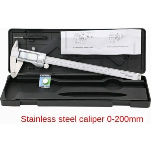 Stainless steel Digital Caliper 6 inch Electronic Vernier Caliper 200mm Calliper Micrometer Digital Ruler Measuring Tool