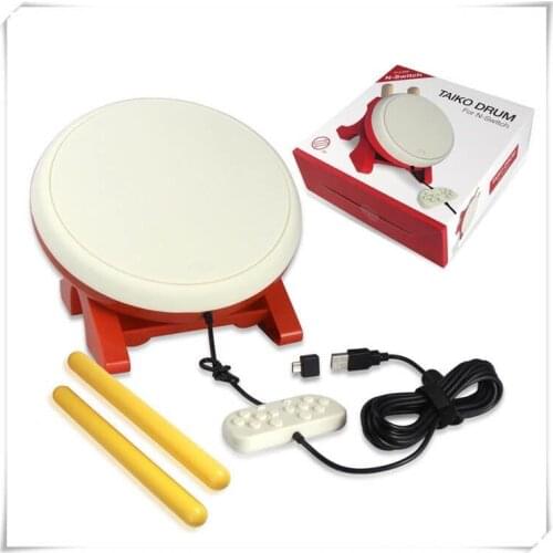 For Taiko Drum Compatible for Nintend Switch Taiko Drum with Drumstick Set Drum Controller Video Games Accessories For NS Switch