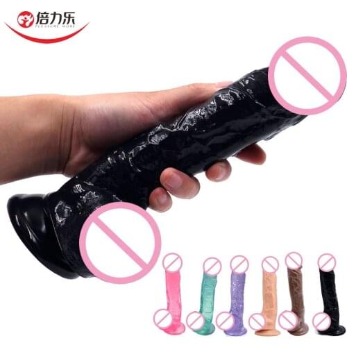 Super Soft Jelly Dildo Realistic Penis Anal Plug With Strong Suction Cup Real Dick Orgasm Masturbator Adult Sex Toys for Women