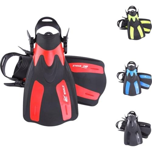FN-200 Swim Fins Adult Short Scuba Snorkeling Shoes Swimming Fins Trek Foot Flipper Diving Flippers Diving Fins with Heel