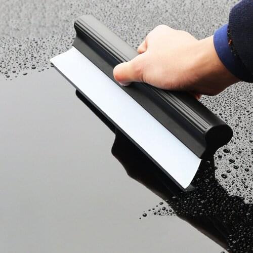 Non-Scratch Flexible Soft Silicone Handy Squeegee Car Wrap Tools Water Window Wiper Drying Blade Clean Scraping Film Scraper