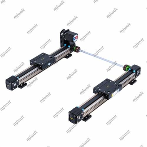 Mjunit interactive display electric slide rail, touch screen display synchronous belt module, intelligent exhibition hall TV