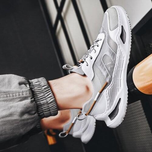 Summer breathable safety blade transpirables slip red hombre on shoe new Sneakers running fashion zapatillas Fashion casual man