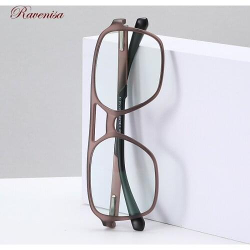 RAVENISA Fashion Blue Light Glasses For Male 2020 Pilot TR90 Transparent Frame Comfortable Eyeglasses 2311