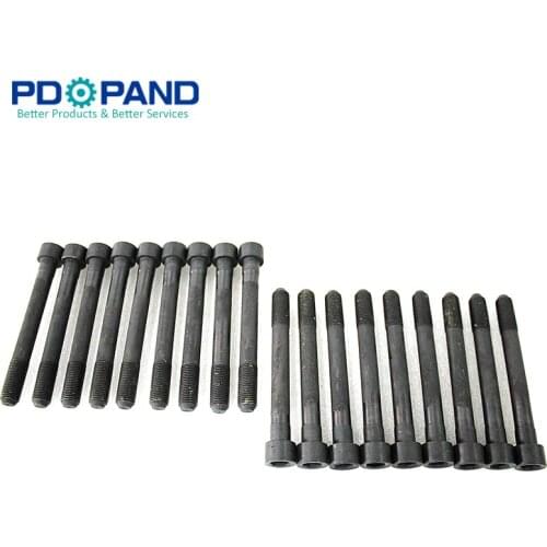 4D56 4D56T Engine Cylinder Head Bolts Set For Mitsubishi Pajero Montero Shogun Galant L300 L400 2.5D/TD